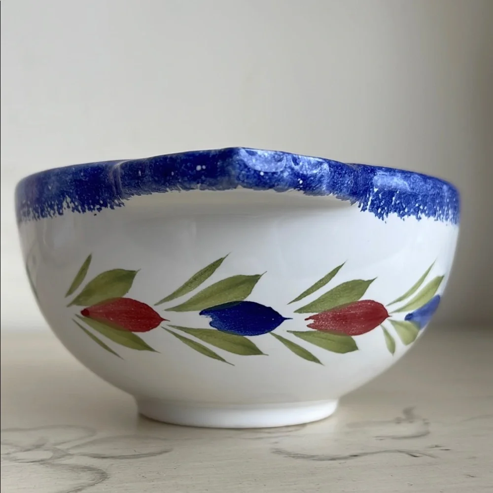 HB HENRIOT HANDPAINTED ADAM Ceramic BOWL